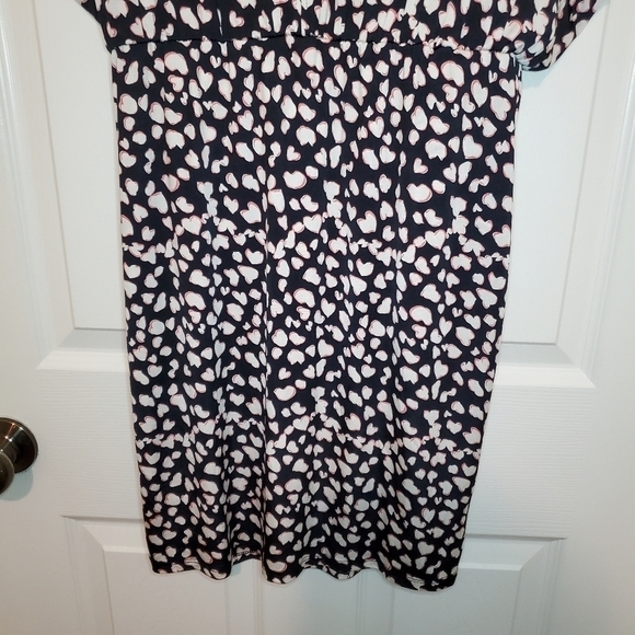 T Bags Abstract Heart Printed Dress Valentines Day Date Large - Picture 10 of 12